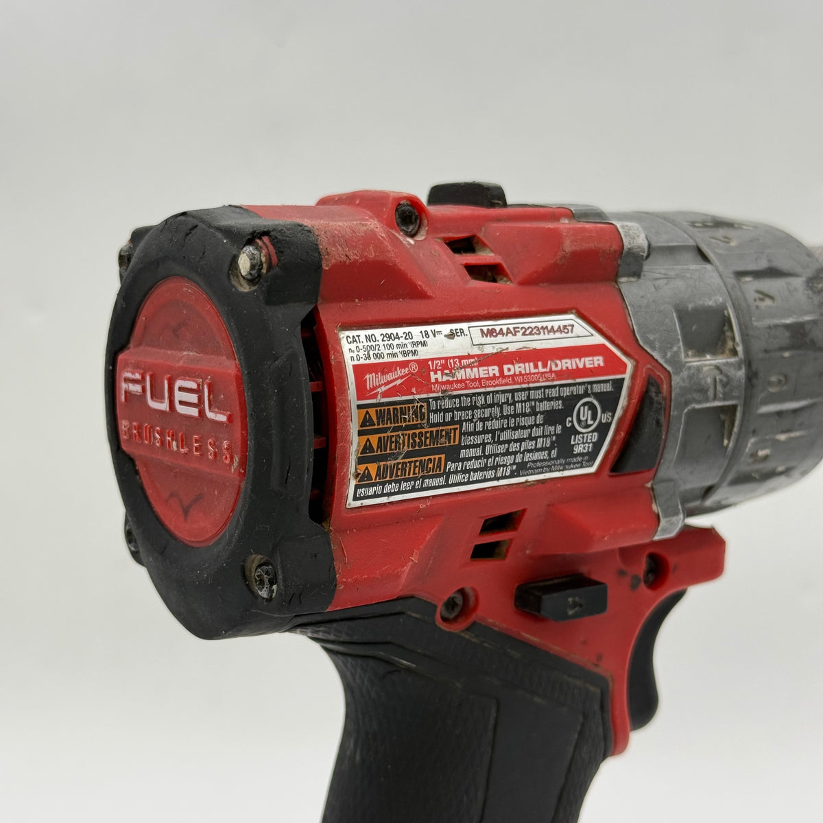 Milwaukee 2904-20 M18 18V 1/2" (13mm) Hammer Drill/Driver