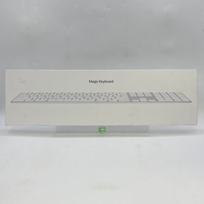 New Apple Magic Keyboard with Numeric Keypad White A1843 Keyboard