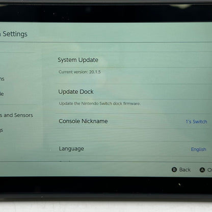 Nintendo Switch v2 Console Gaming System HAC-001(-01) Animal Crossing Edition