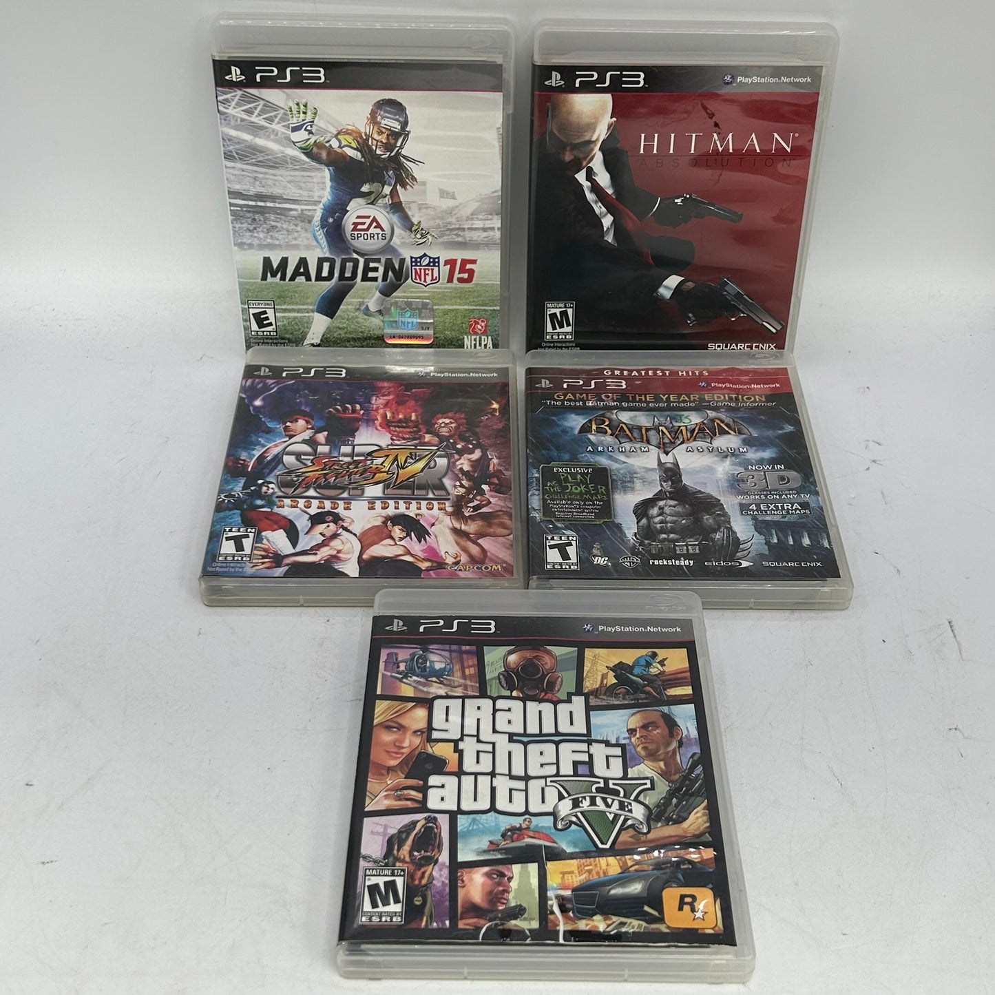 Lot of 5 Sony PlayStation 3 PS3 Games