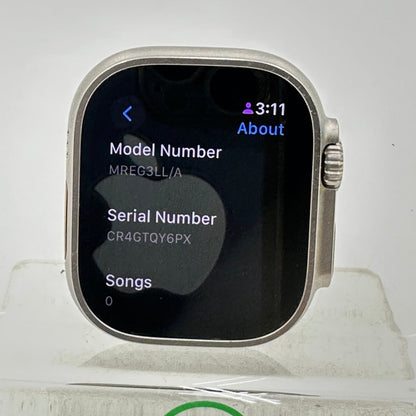 Unlocked Apple Watch Ultra 2 49MM Blue Aluminum MREG3LL/A Face Only