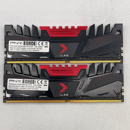 PNY XLR8 Gaming 16GB (2x8GB) RAM DDR4 3200MHz 8GBF1X08QFHH38-135-K-HXR