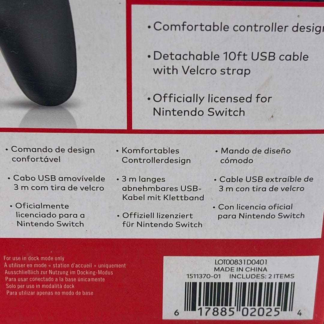 Brand New PowerA Nintendo Switch Wired Controller Black 1511370-01