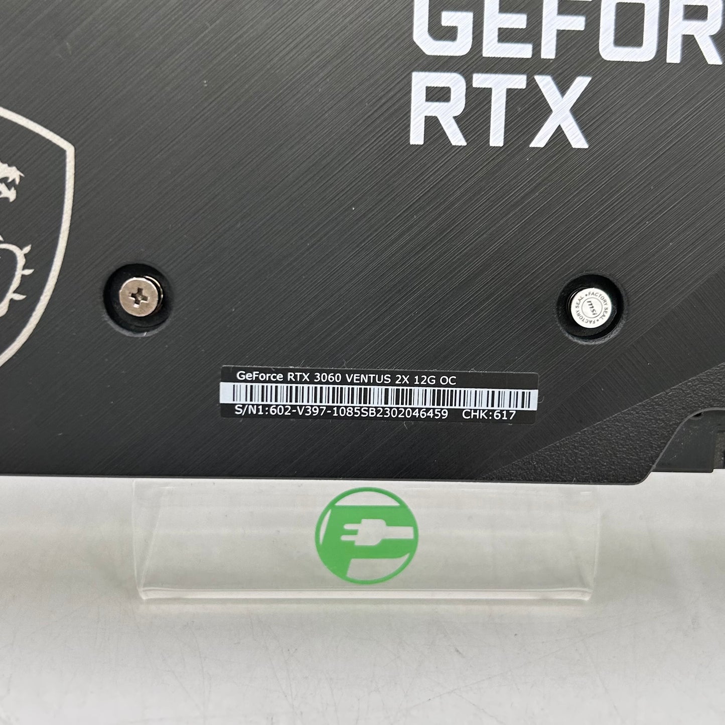 MSI GeForce RTX 3060 Ventus 2X OC 12GB GDDR6 Graphics Card 602-V397