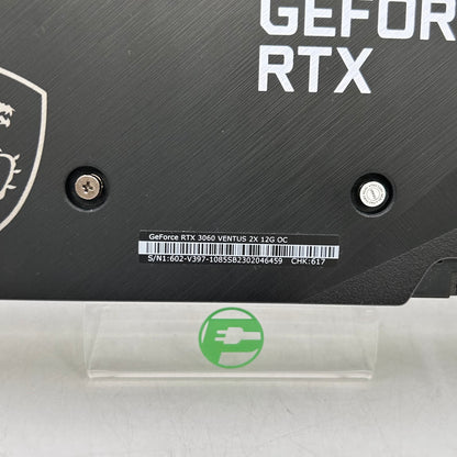 MSI GeForce RTX 3060 Ventus 2X OC 12GB GDDR6 Graphics Card 602-V397