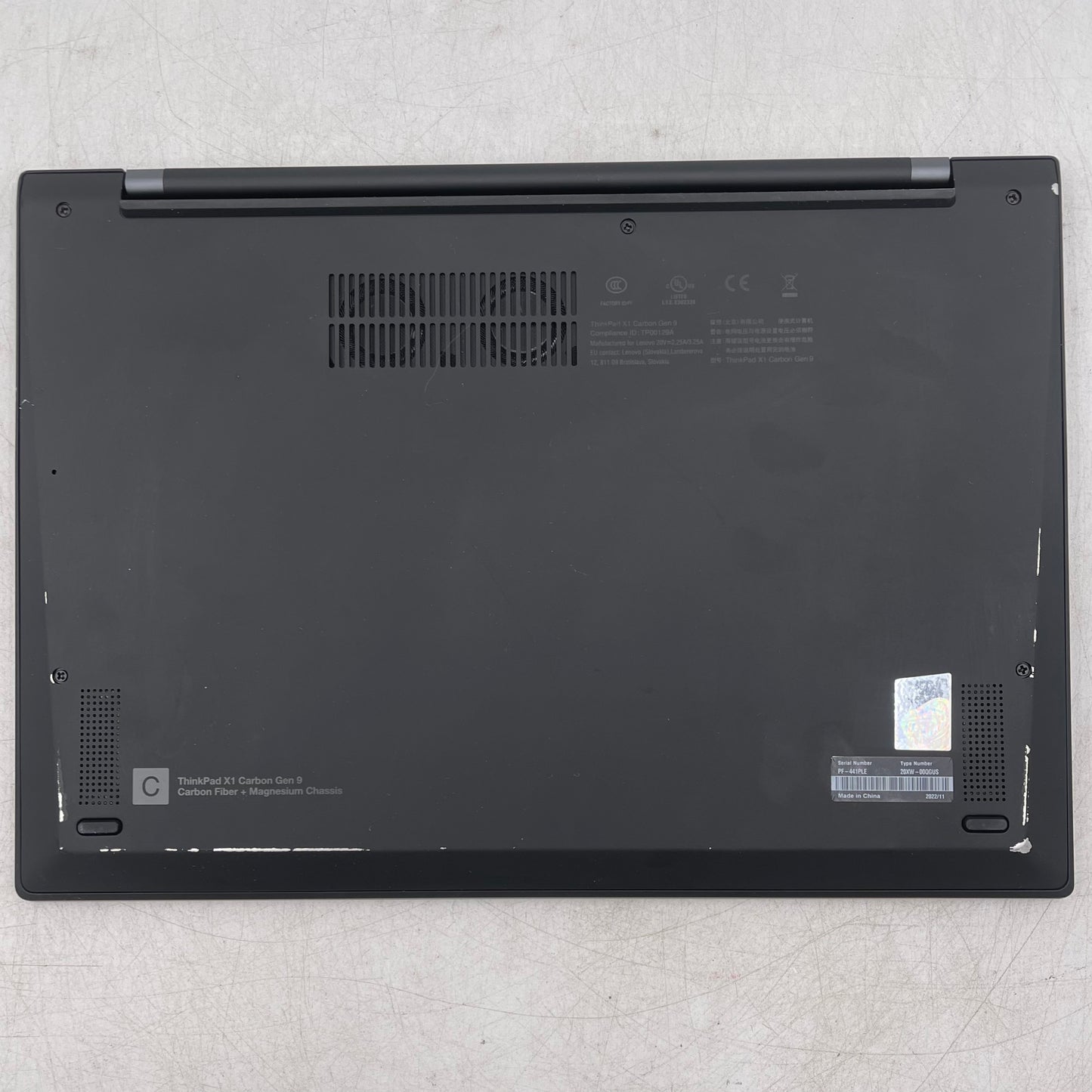 Lenovo ThinkPad X1 CARBON GEN 9 14" i7-1185G7 3.0GHz 16GB RAM 512GB SSD