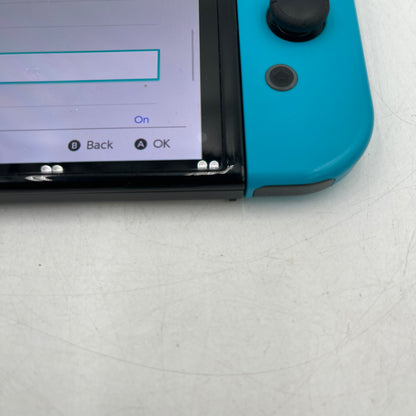 Nintendo Switch OLED Console Gaming System HEG-001 Gray/Blue