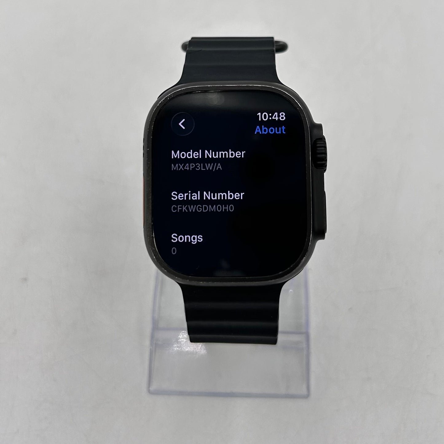 Unlocked Apple Watch Ultra 2 49MM Black Titanium Black Ocean Band MX4P3LW/A