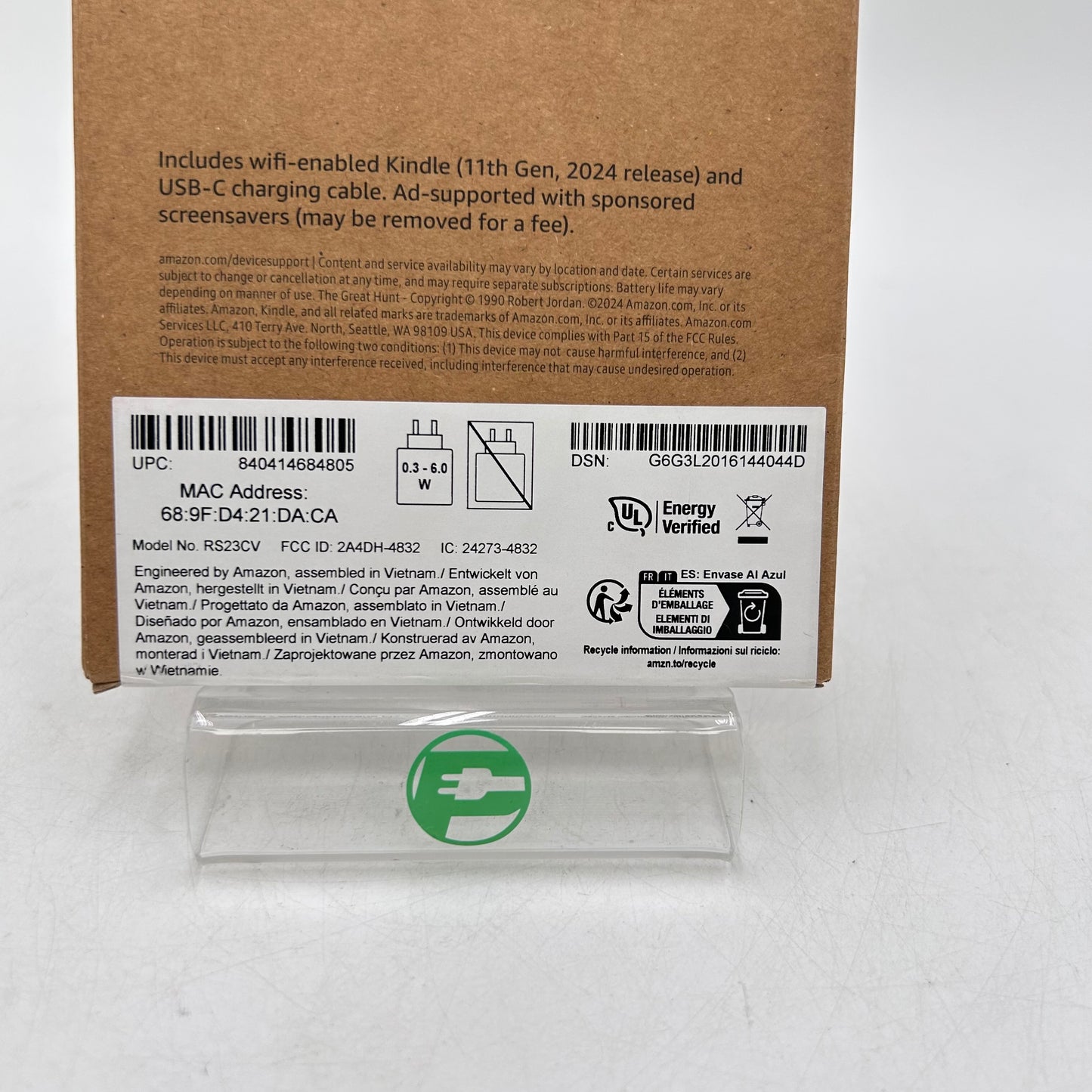 New Amazon Kindle Gen 11 6" Reading Tablet Matcha 16GB