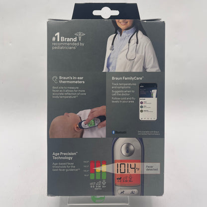New Braun ThermoScan 7+ Connect Ear Thermometer IRT6575