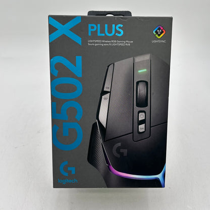 New Logitech G502 X Plus 910-006160 Wireless Gaming Mouse Black