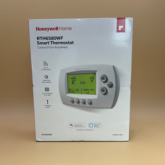 Honeywell Smart Thermostat White RTH6580WF