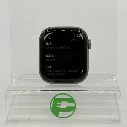 Unlocked Apple Watch Series 11 42MM Space Gray Aluminum Black Sport Band