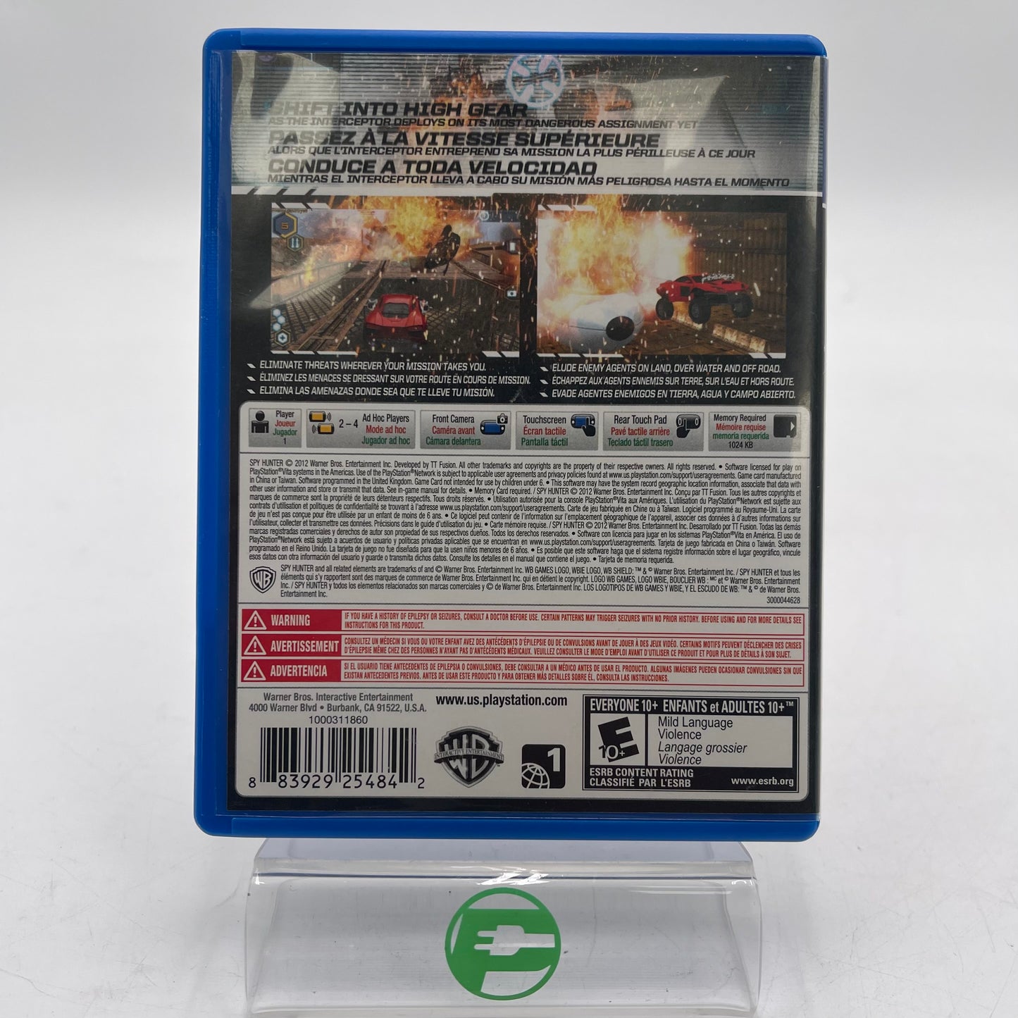 Spy Hunter (Sony PlayStation Vita PS Vita, 2012)