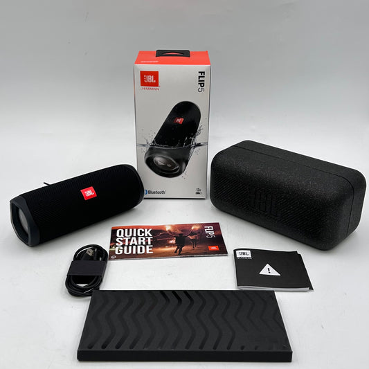 JBL Flip 5 Portable Bluetooth Party Speaker Black JBLFLIP5BLKAM