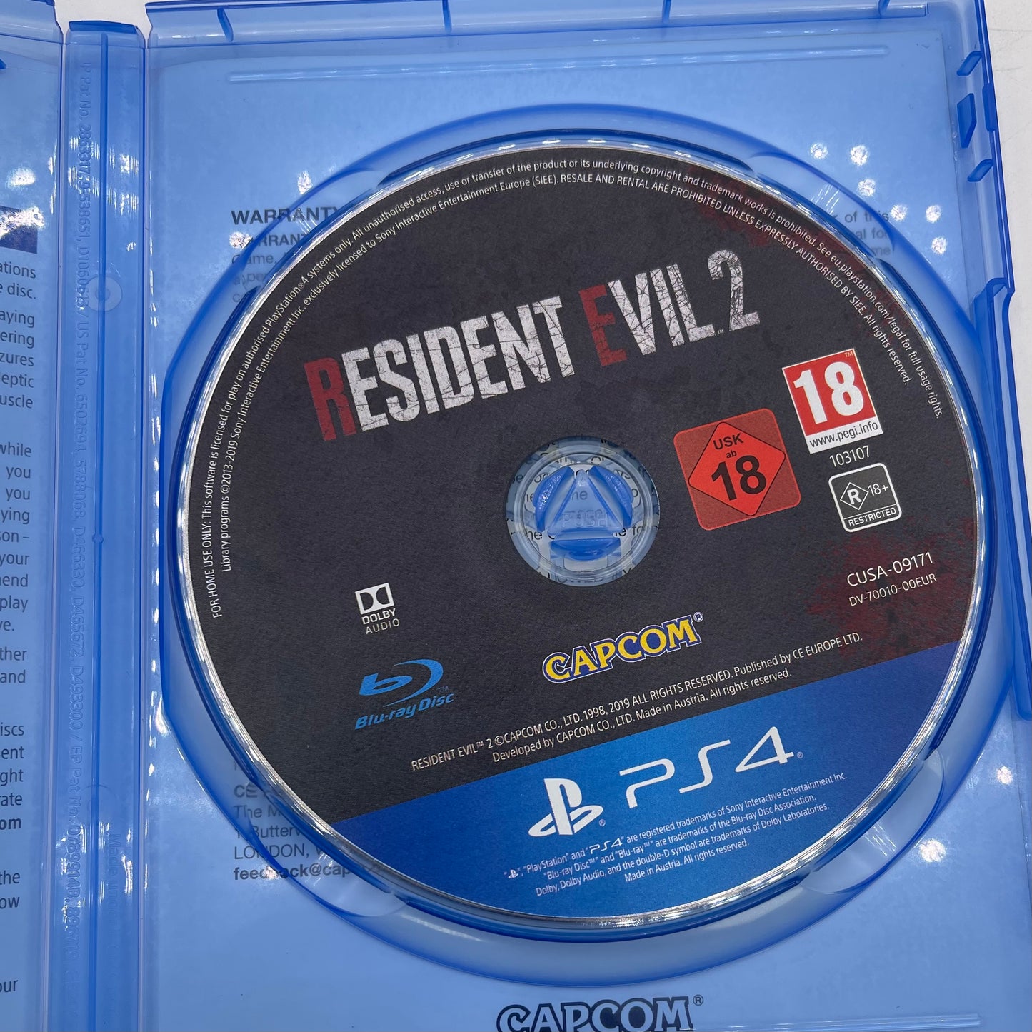 Resident Evil 2 (Sony PlayStation 4 PS4, 2019)