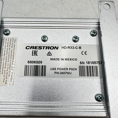 Creston HD-RX3-C-B Shielded Twisted Pair HDMI Receiver 6506329