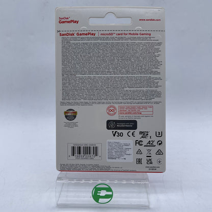 New SanDisk GamePlay 128GB microSD Card 4K SDSQXAA-128G-GN6XN