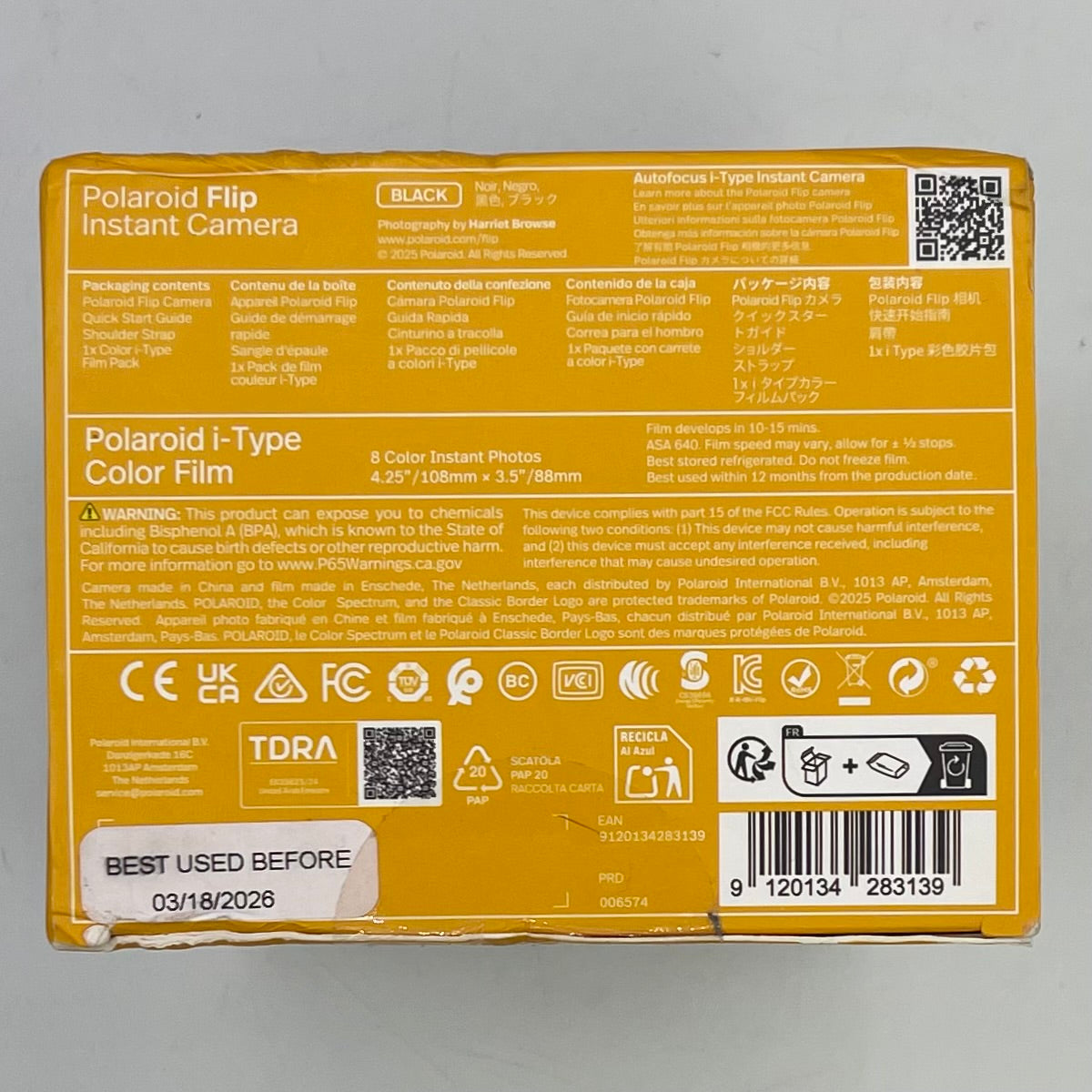 New Polaroid Flip Instant Camera