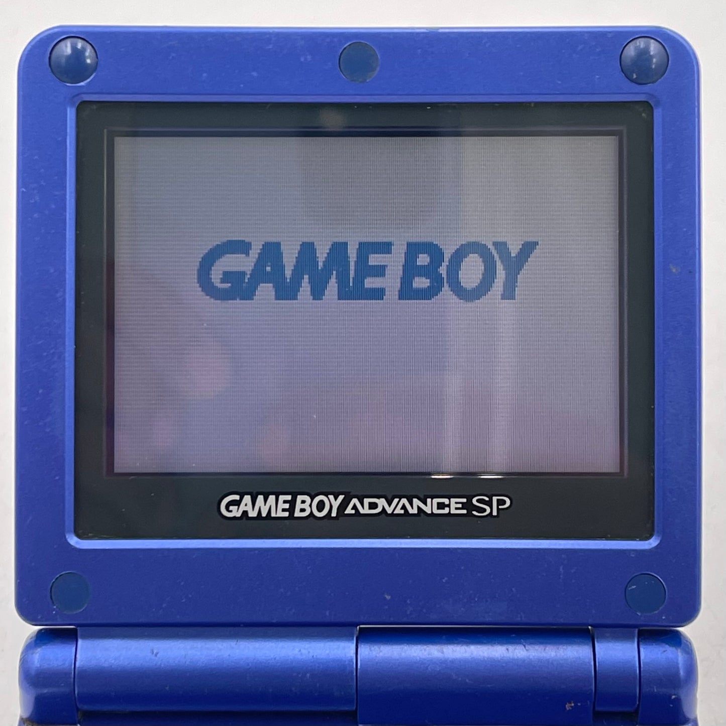 Nintendo Game Boy Advance SP Handheld Game Console Only AGS-001 Cobalt Blue