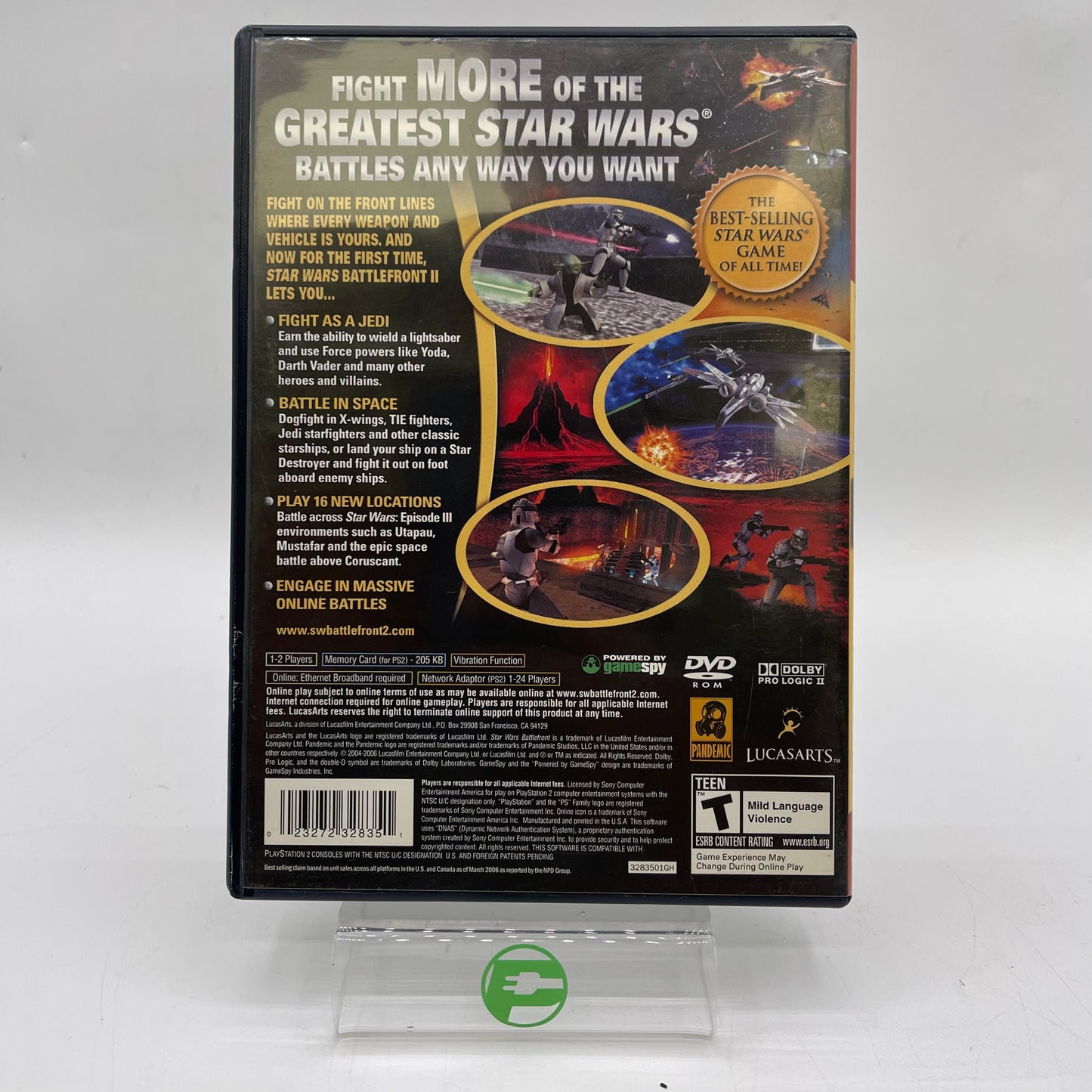 Star Wars Battlefront 2 (Sony PlayStation 2 PS2, 2005)