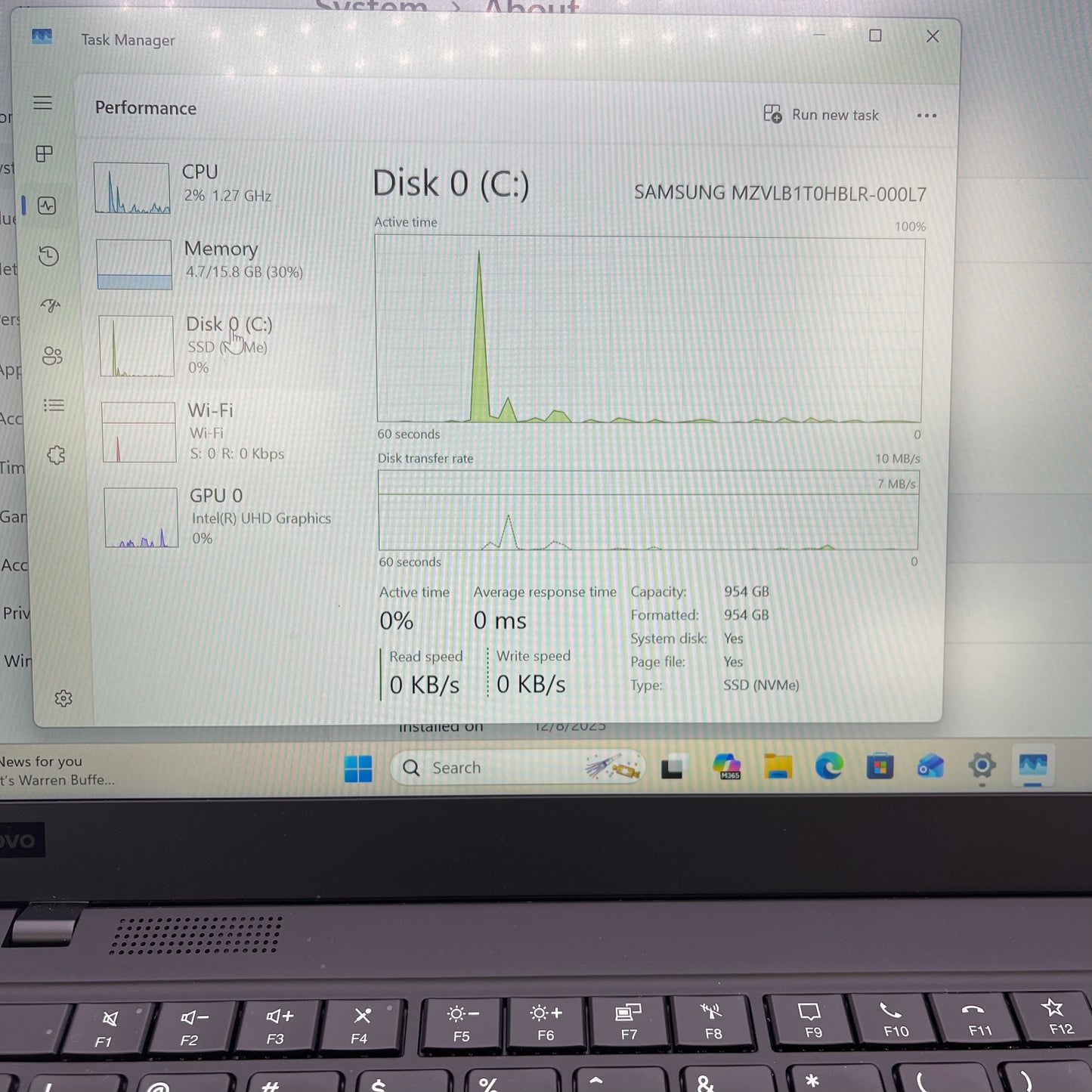 Lenovo ThinkPad X1 CARBON GEN 8 14" i7-10510U 1.8GHz 16GB RAM 1TB SSD