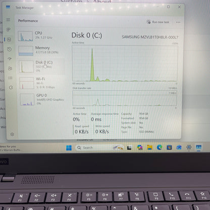 Lenovo ThinkPad X1 CARBON GEN 8 14" i7-10510U 1.8GHz 16GB RAM 1TB SSD
