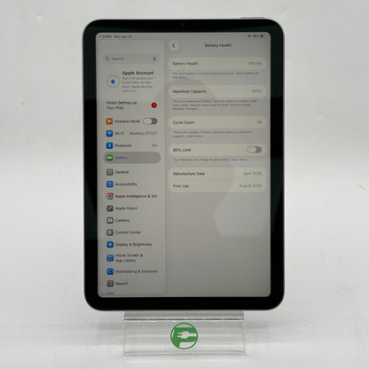 WiFi Only Apple iPad mini (A17 Pro) 256GB Space Gray MXNA3LL/A
