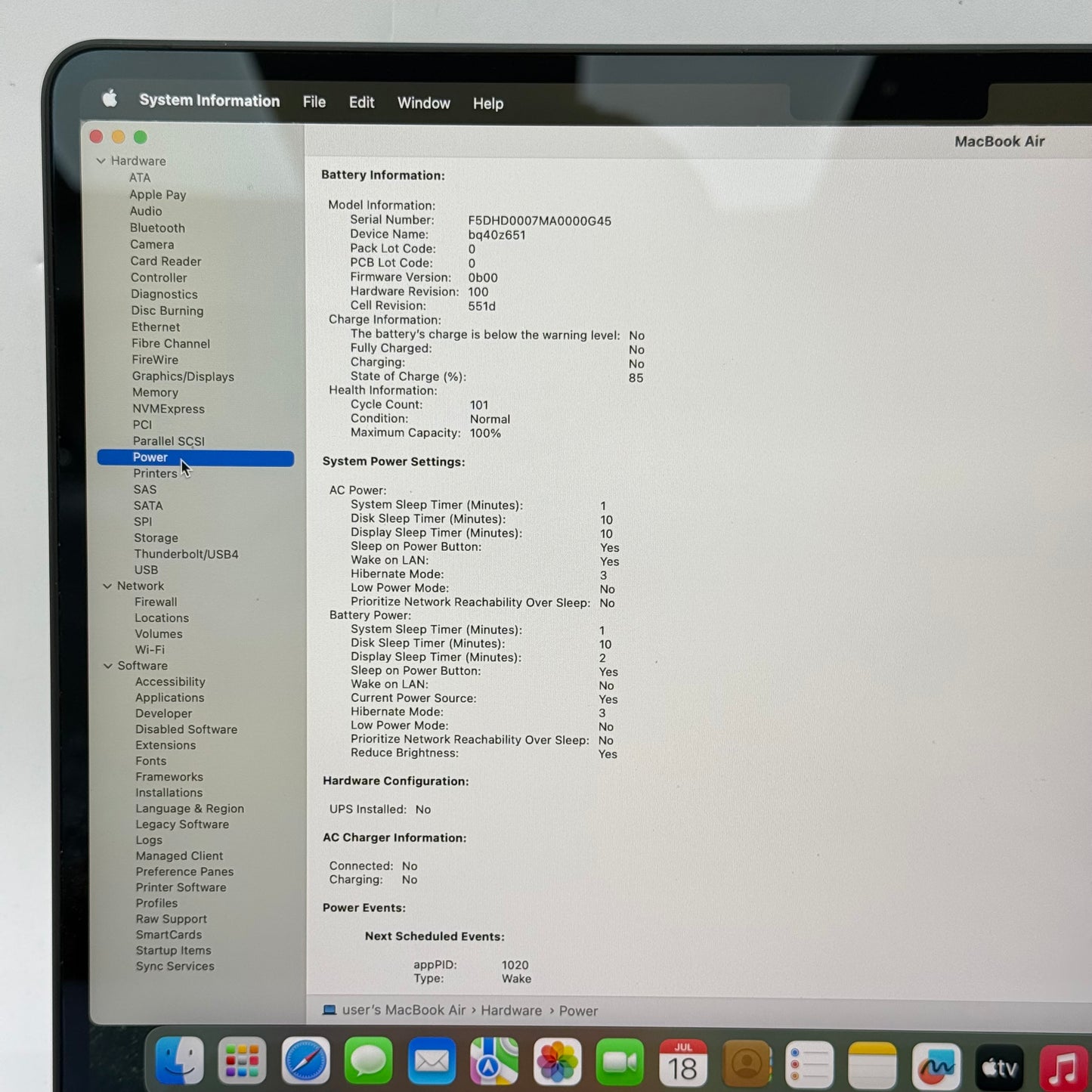 2025 Apple MacBook Air 13" M4 8C GPU 4.5GHz 16GB RAM 256GB SSD A3240