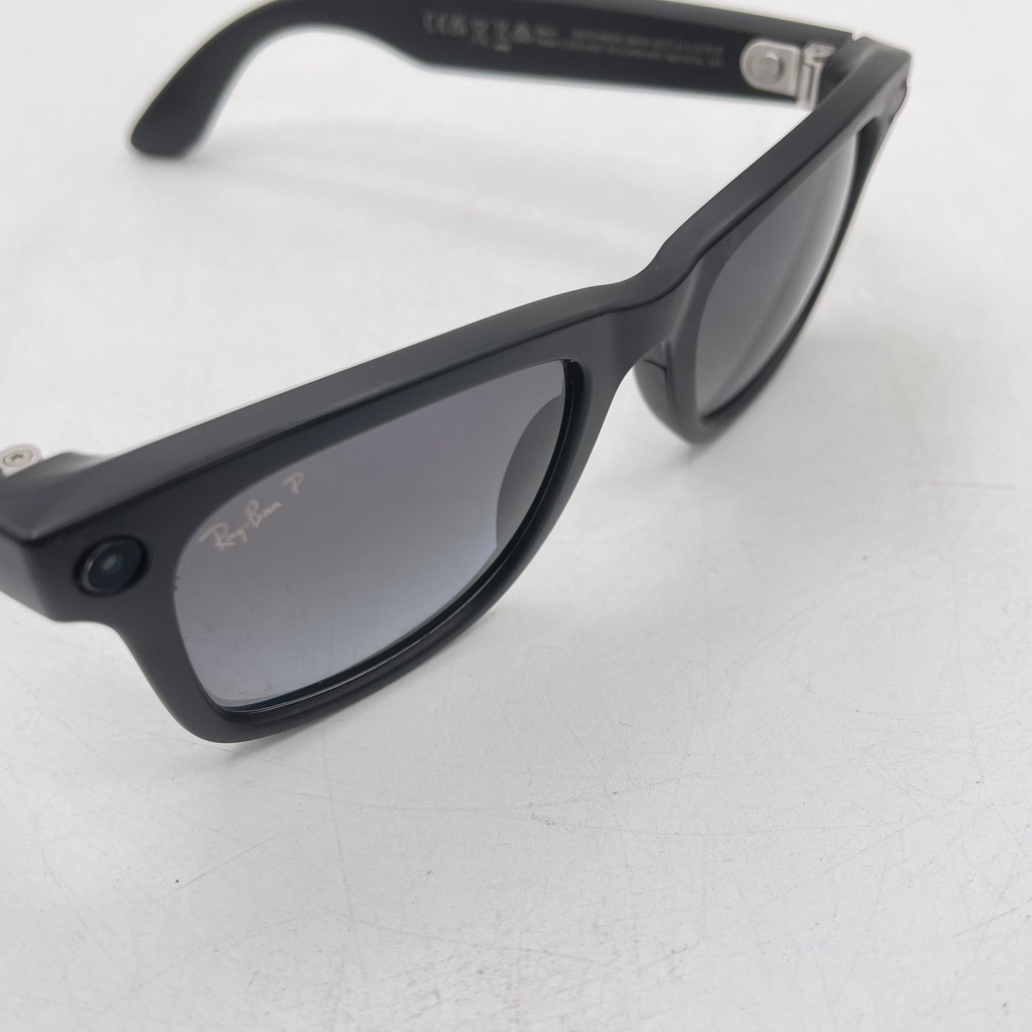Ray-Ban Meta Wayfarer Gen 1 Matte Black Polarized RW4008 601ST3 AI Smart Glasses