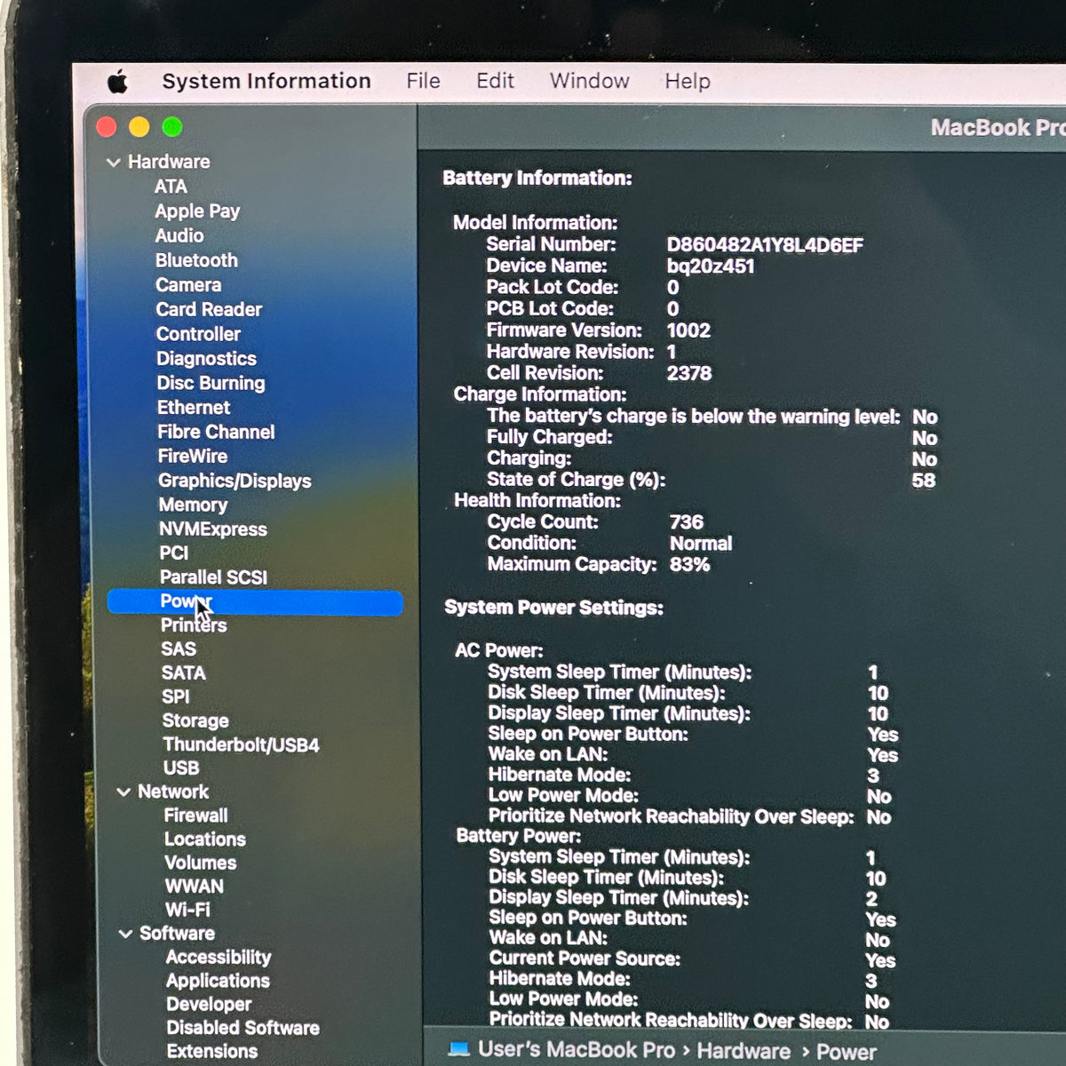 2020 Apple MacBook Pro 13.3" M1 8C GPU 3.2GHz 8GB RAM 256GB SSD A2338