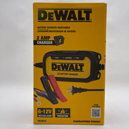 New DeWalt DXAEC2 12V Battery Charger/ Maintainer