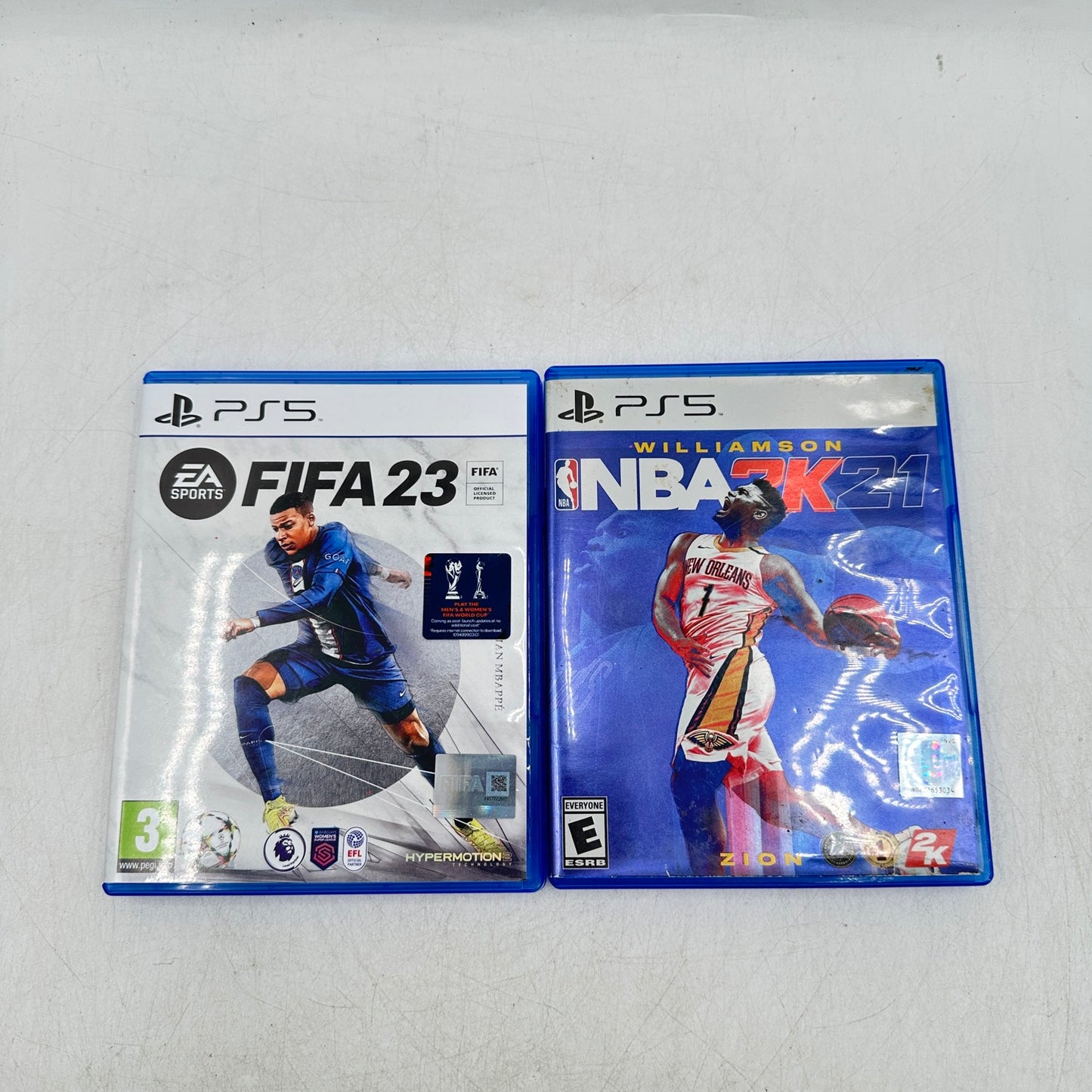 Lot of 2 Sony PlayStation 5 PS5 Games : FIFA 23|NBA 2K21