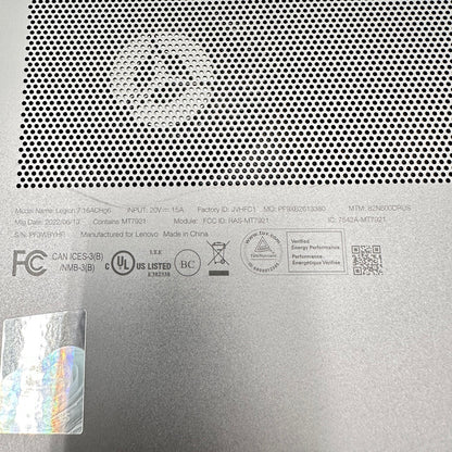 Lenovo Legion 7-16ACHg6 16" Ryzen 7 5800H 3.2GHz 32GB RAM 2TB SSD RTX 3070