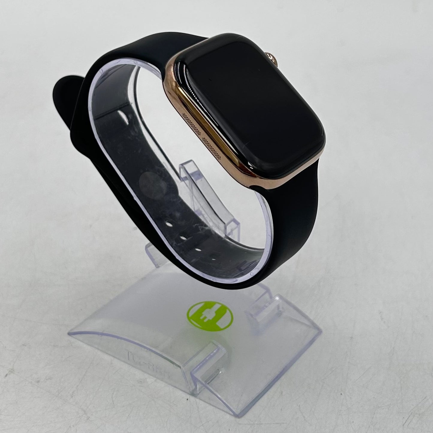 Unlocked Apple Watch Series 11 46MM Gold Titanium Black Sport Band MFC34LW/A