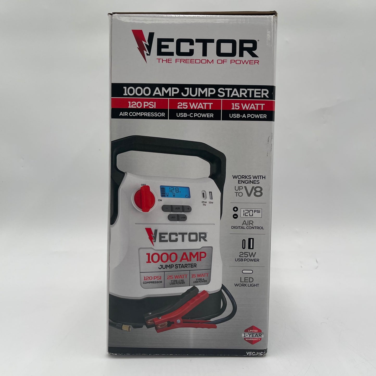 New Vector VECJ1C 12V 1000 AMP Jump Starter
