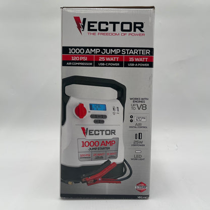 New Vector VECJ1C 12V 1000 AMP Jump Starter