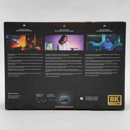 New Philips Hue Play HDMI Sync Box 8K 579755