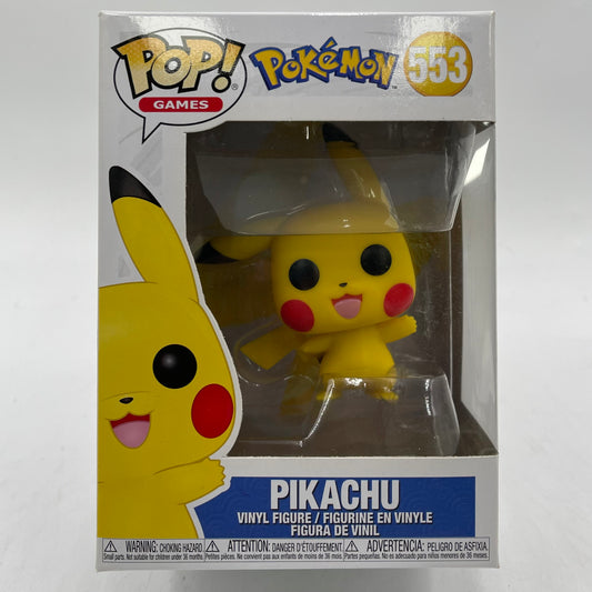 New Funko POP Games Pikachu Pokemon Vinyl Figure #553
