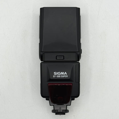 Sigma Electronic Shoe Mount TTL Auto Zoom Flash EF-500 Super