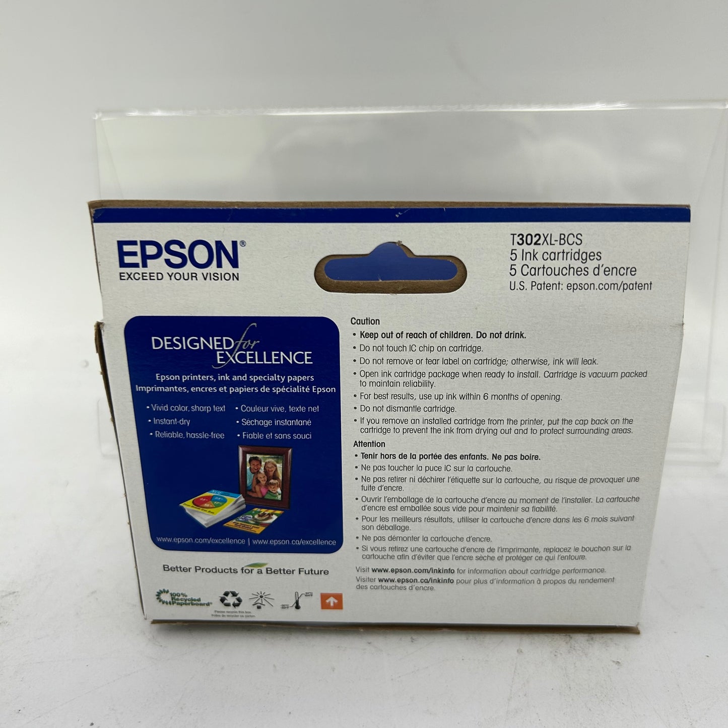 New Epson 302XL And 302 C13T01XC20 Ink Cartridge