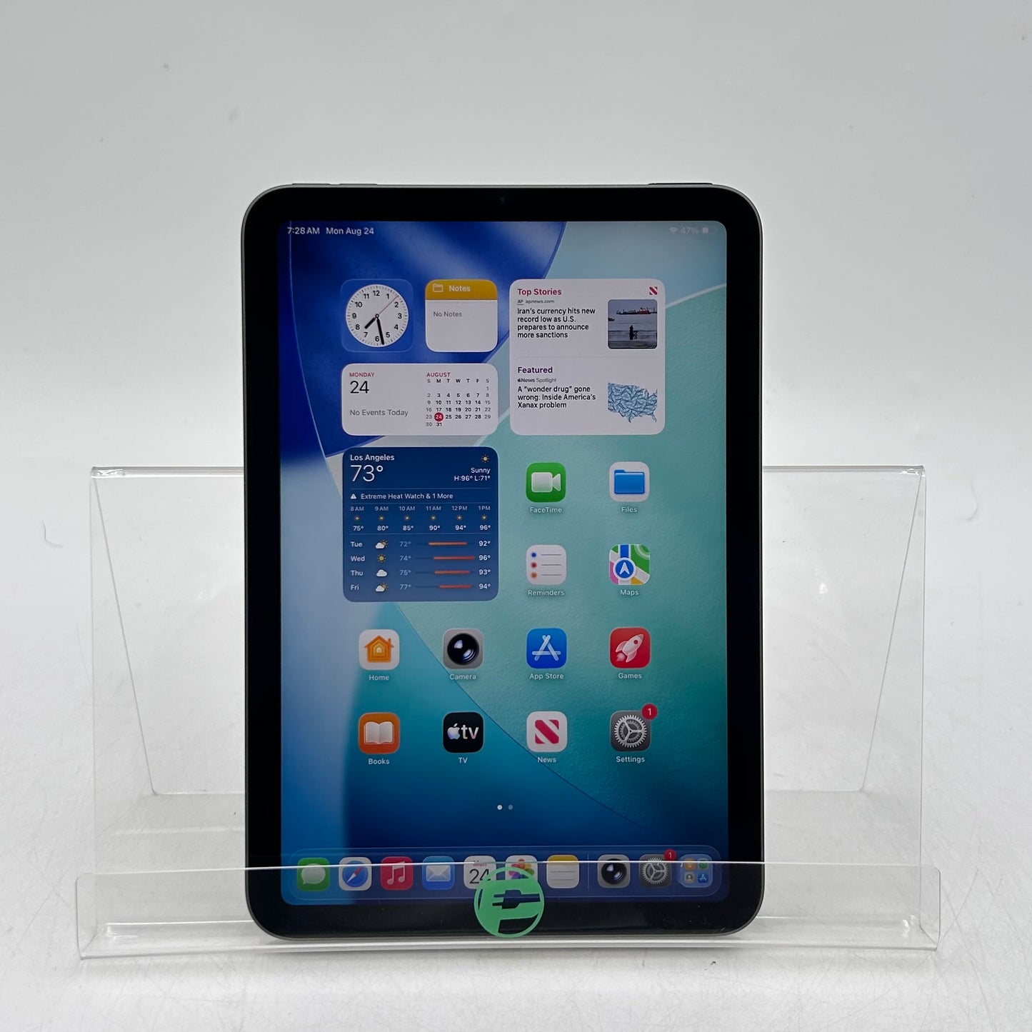 WiFi Only Apple iPad Mini 6th Gen 64GB Space Gray MK7M3LL/A