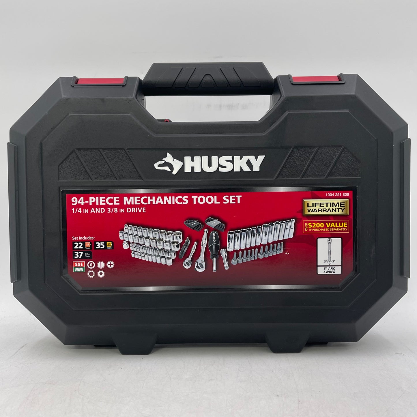 New Husky H94MTS 94-Peices Mechanics Tool Set
