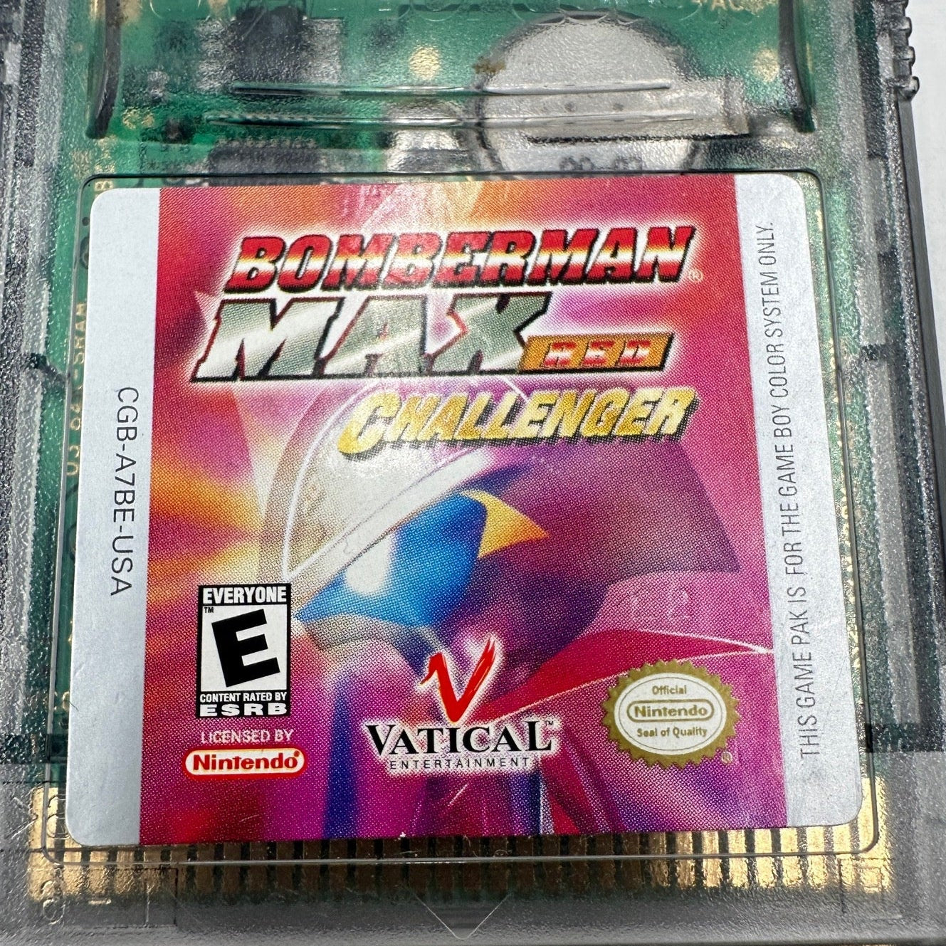 Bomberman Max Red Challenger (Nintendo GameBoy Color, 2000) Cartridge Only