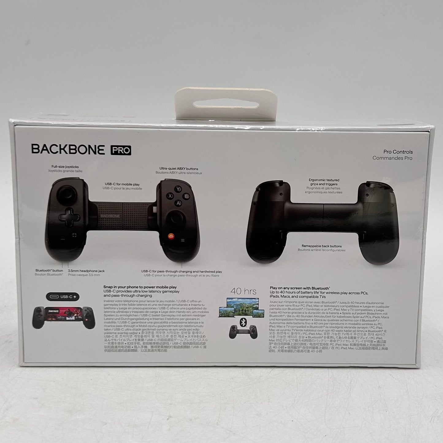 New Backbone Pro USB-C Mobile Game Controller BB-N1-B-R