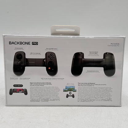 New Backbone Pro USB-C Mobile Game Controller BB-N1-B-R