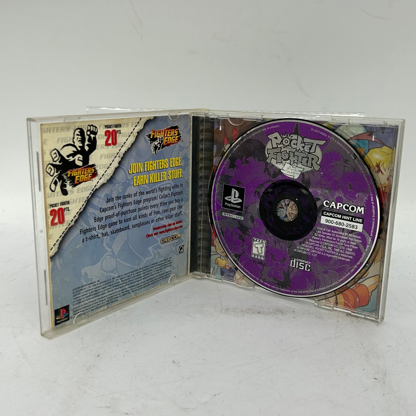 Pocket Fighter  (Sony PlayStation 1 PS1,  1998)