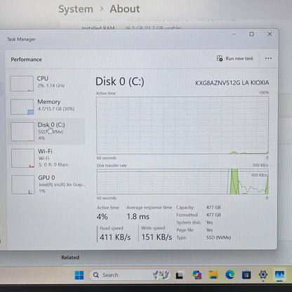 Lenovo ThinkPad X1 Carbon Gen 11 14" i7-1355U 1.7GHz 16GB RAM 512GB SSD