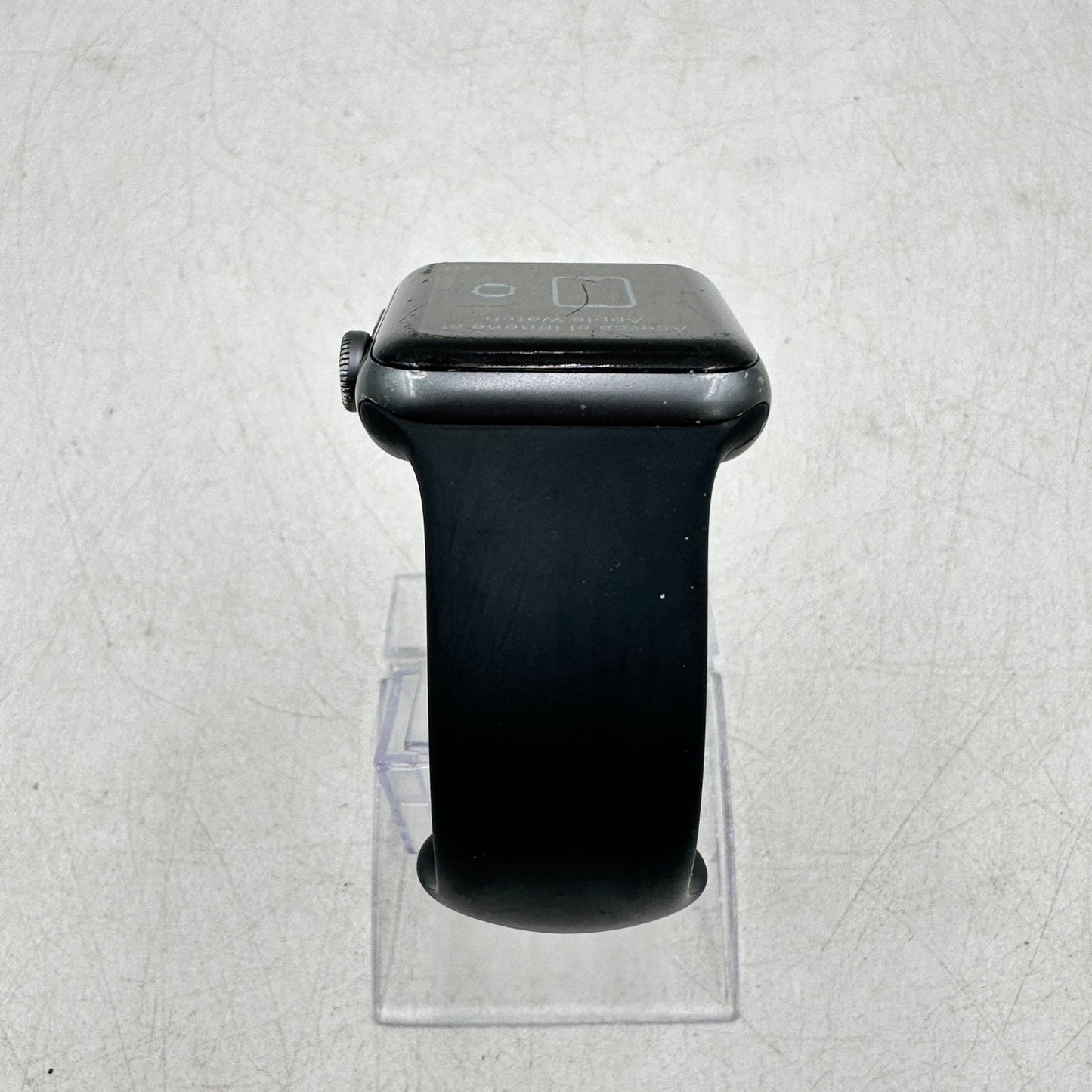 Broken Unlocked Apple Watch Series 3 42MM Aluminum A1861 READ