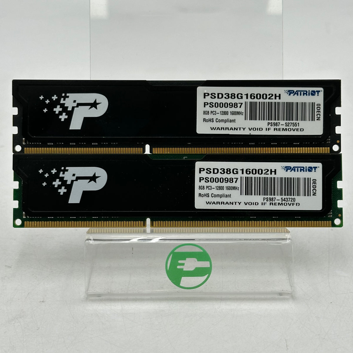 Patriot 16GB (2x8GB) RAM DDR3 1600MHz PSD38G16002H